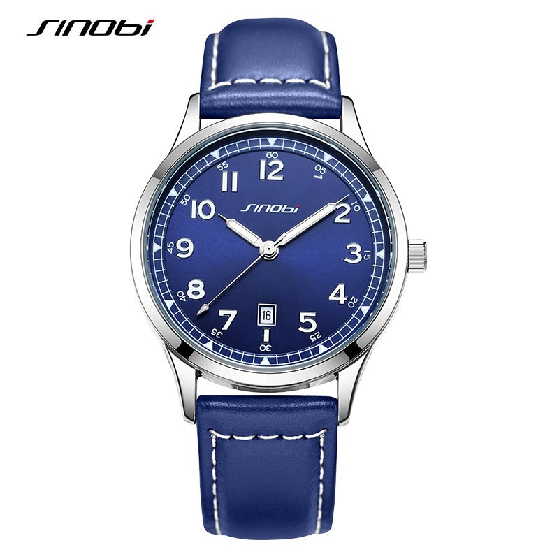 Sinobi Brand Men's Watch Casual Fashion Guangzhou Watch Belt Waterproof Watch Men's Foreign Trade Men's Watch