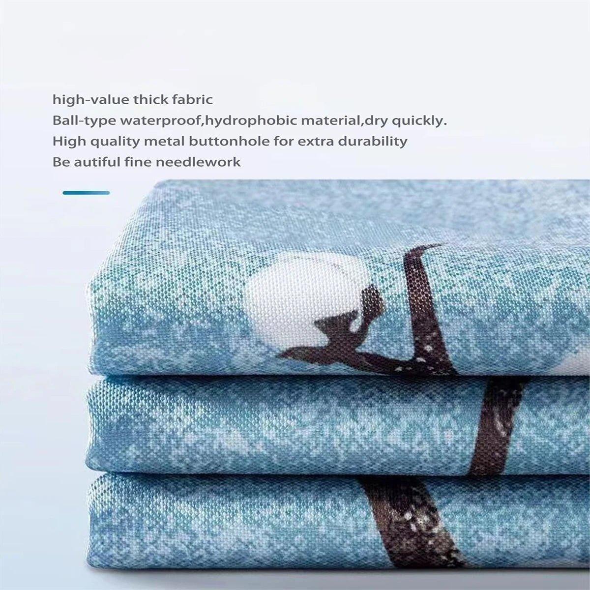 1 pack Laneige flower pattern polyester material shower curtain tarpaulin bathroom thickeneded mildew-proof partition curtain bathroom water-blocking partition decorative curtain - Jess Deals
