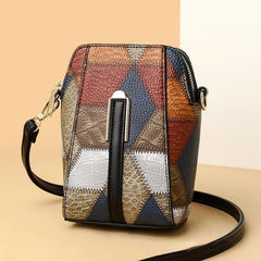 Fashion Soft Leather Stitching Shoulder Bag - Jess Deals