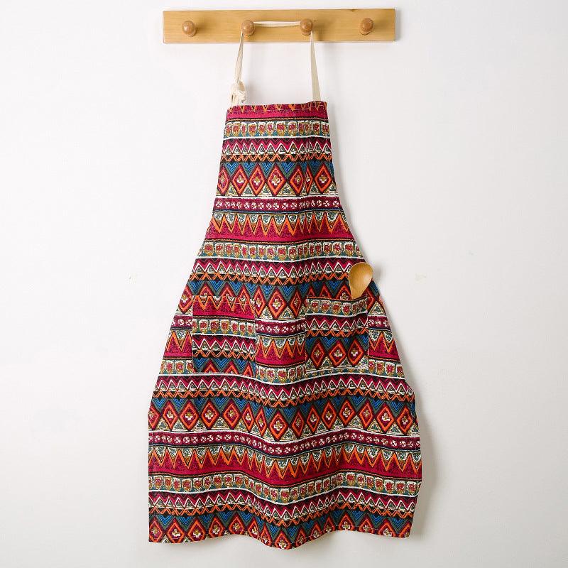 Cotton and linen Kitchen Apron - Jess Deals