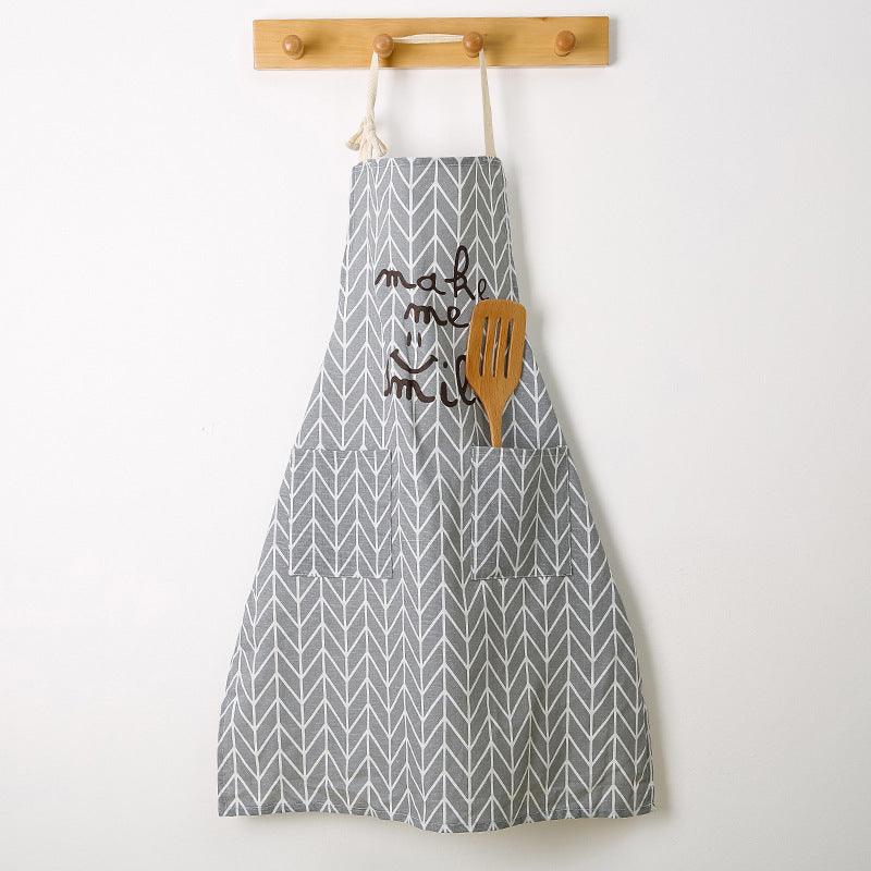 Cotton and linen Kitchen Apron - Jess Deals