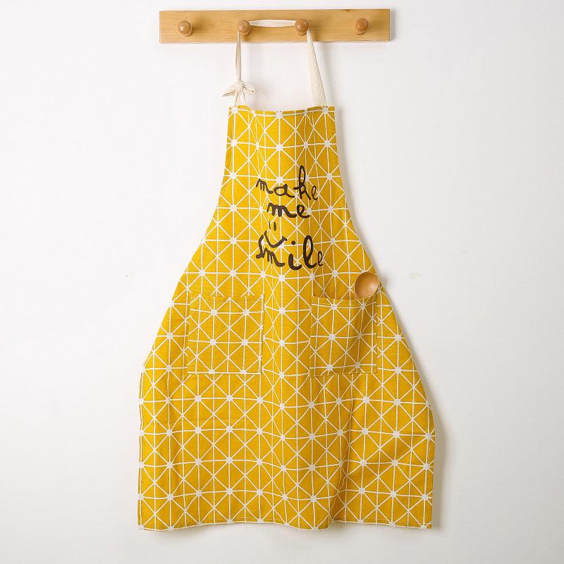 Cotton and linen Kitchen Apron - Jess Deals