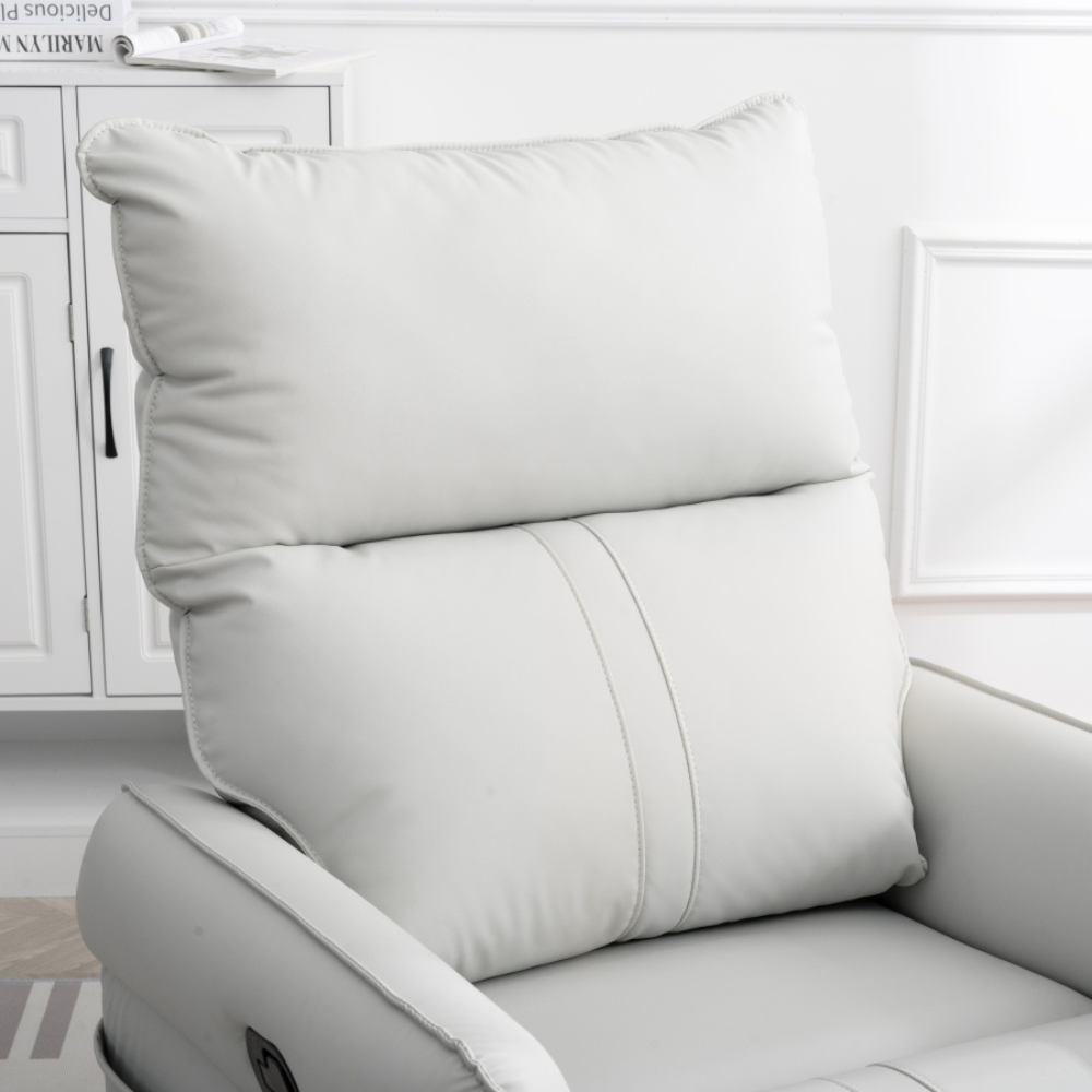 360° Swivel Rocker Recliner Chair with Side Pocket