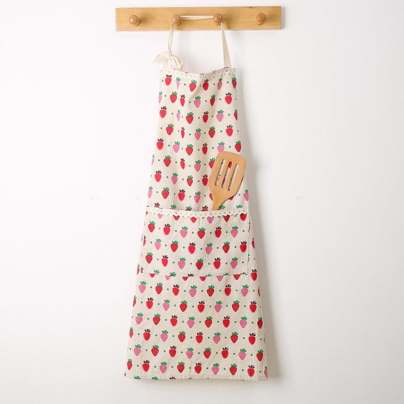 Cotton and linen Kitchen Apron - Jess Deals