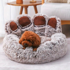 Fluffy Plush Dog Bed Large Small Pet Bed Sofa for Cats Puppy