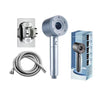 Hollow out household super pressurized showerhead bathroom water heater turbo large water outlet five level filter showerhead