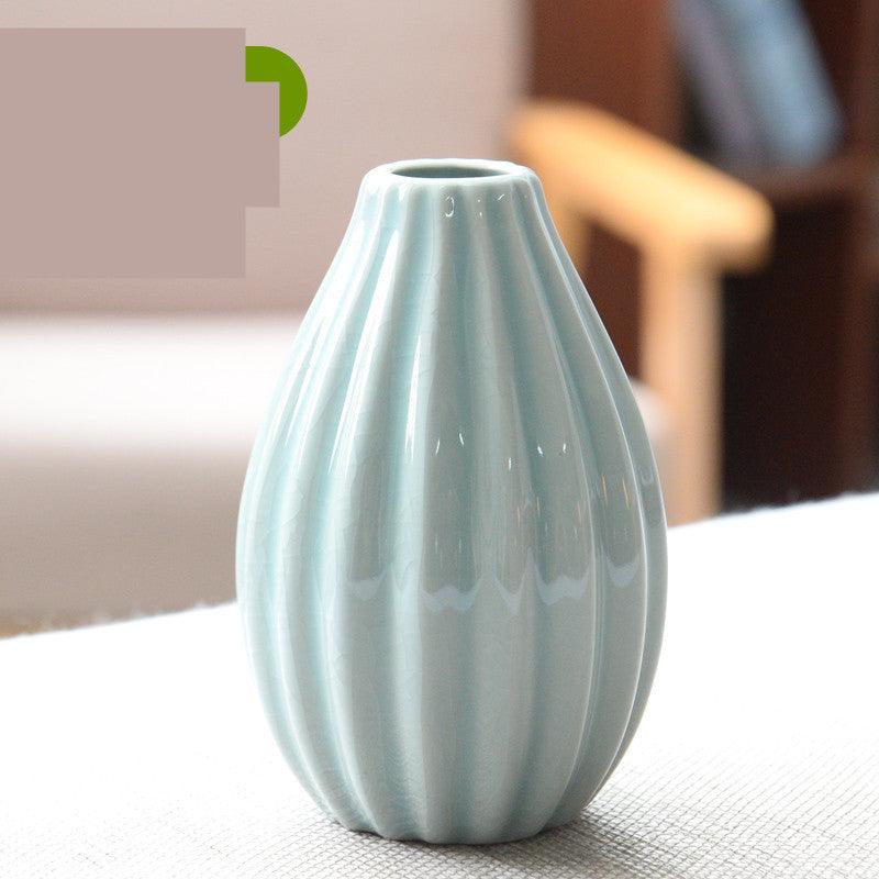 Living Room Modern Creative Small Celadon Vase - Jess Deals