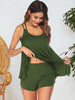 Scoop Neck Top and Shorts Lounge Set - Jess Deals