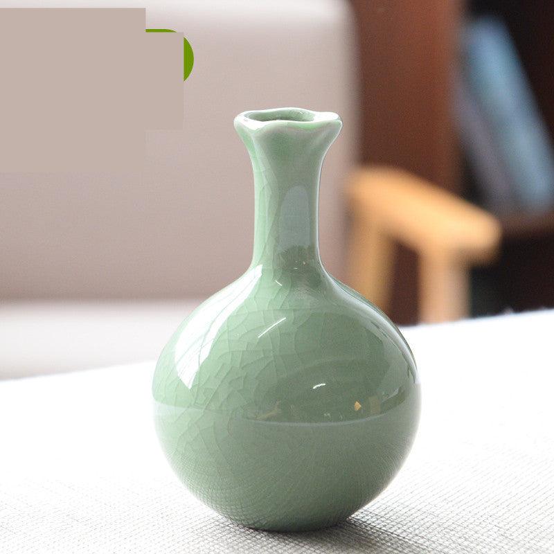 Living Room Modern Creative Small Celadon Vase - Jess Deals