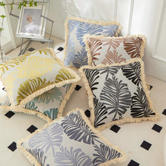 Modern Tassel Throw Pillow for Living Room Sofa