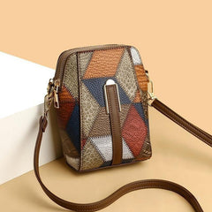 Fashion Soft Leather Stitching Shoulder Bag - Jess Deals