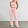 Women's Fashion Casual Solid Color Vest Body-hugging Suit - Jess Deals