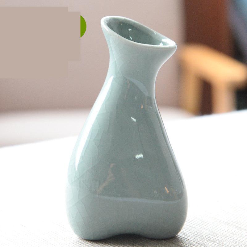 Living Room Modern Creative Small Celadon Vase - Jess Deals