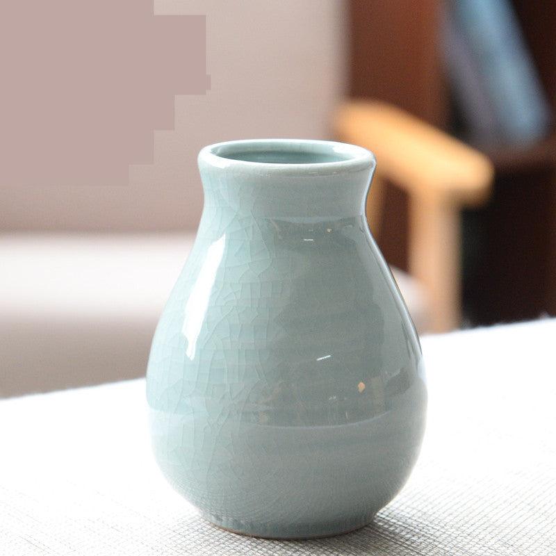 Living Room Modern Creative Small Celadon Vase - Jess Deals