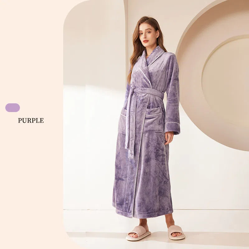 Couple Fleece Bath Robe