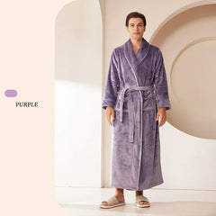 Couple Fleece Bath Robe