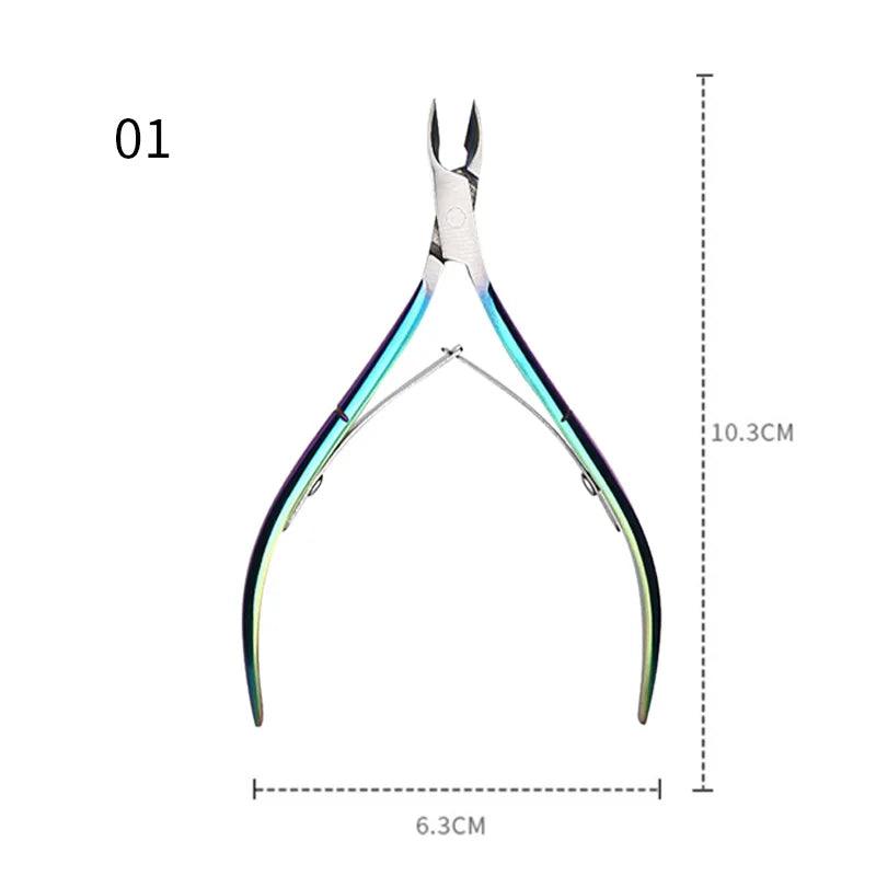 1pcs Double-ended Stainless Steel Cuticle Pusher Dead Skin Push Remover For Pedicure Manicure Nail Art Cleaner Care Tool - Jess Deals