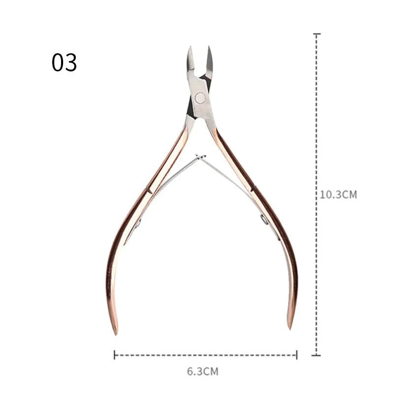 1pcs Double-ended Stainless Steel Cuticle Pusher Dead Skin Push Remover For Pedicure Manicure Nail Art Cleaner Care Tool - Jess Deals