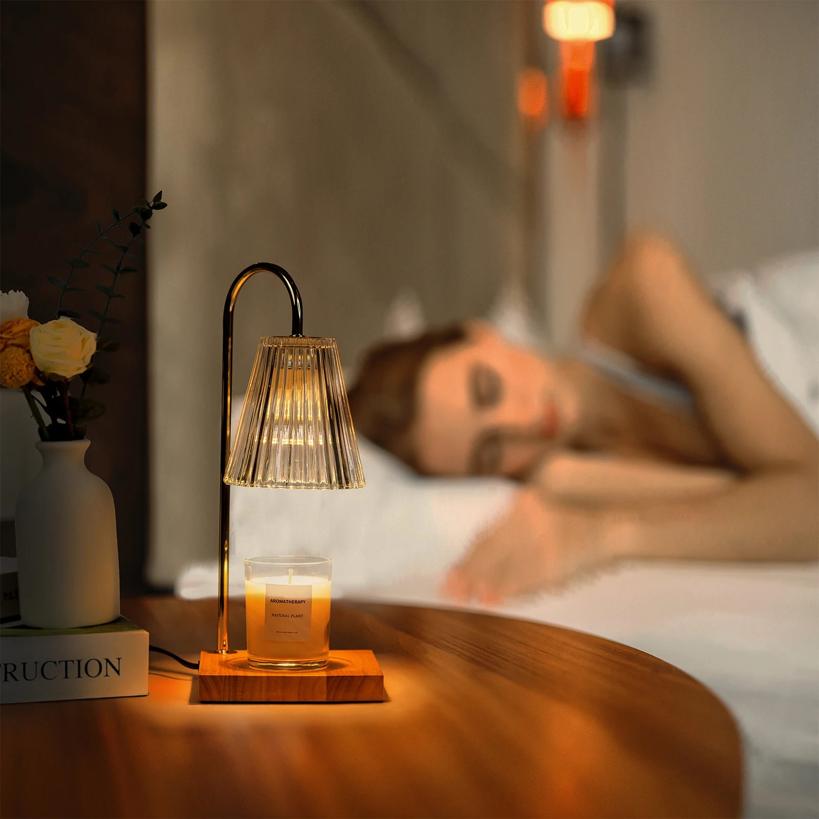 Candle Lamp Warmer With Timer Dimmer