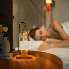 Candle Lamp Warmer With Timer Dimmer