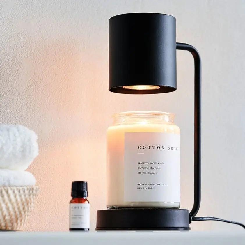 Nordic Melting Wax Lamp Modern Dimmable Electric Candle Warmer Lamp Timming Swtich Fragrance Light Desk Decor Lighting