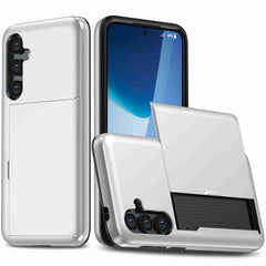 Shockproof Armor Phone Case with Card Slot, For Samsung Galaxy S24+ 5G, For Samsung Galaxy S23 FE 5G