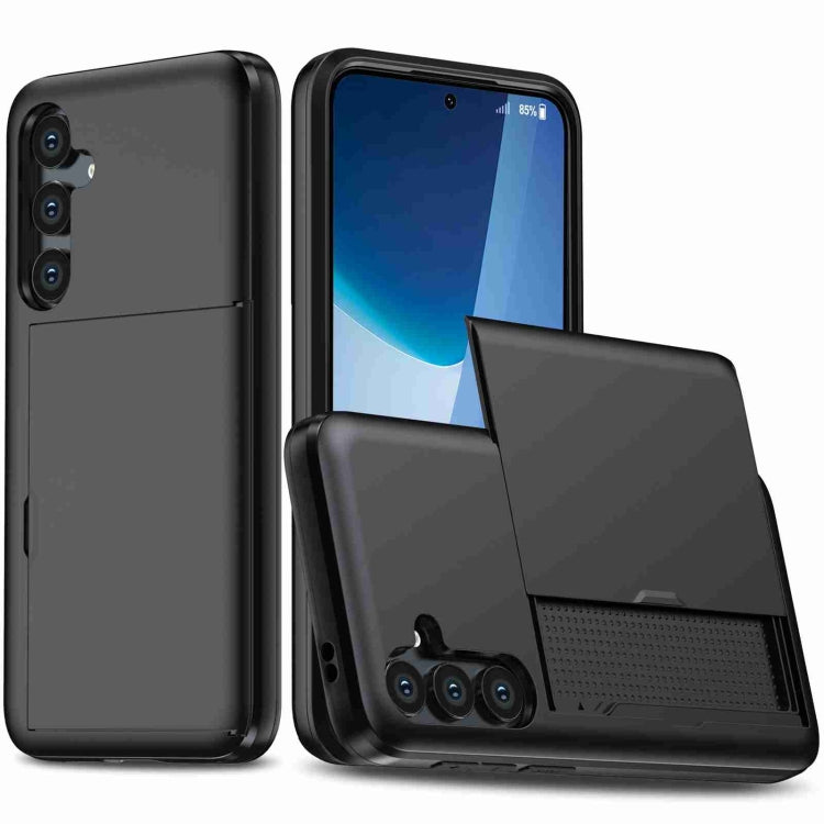 Shockproof Armor Phone Case with Card Slot, For Samsung Galaxy S24+ 5G, For Samsung Galaxy S24 5G - Jess Deals