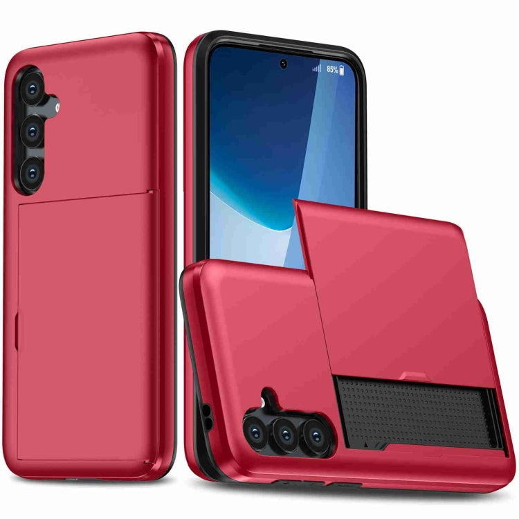 Shockproof Armor Phone Case with Card Slot, For Samsung Galaxy S24+ 5G, For Samsung Galaxy S24 5G - Jess Deals