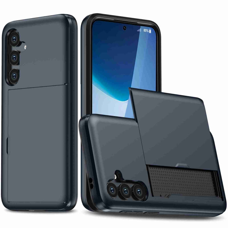 Shockproof Armor Phone Case with Card Slot, For Samsung Galaxy S24+ 5G, For Samsung Galaxy S24 5G - Jess Deals