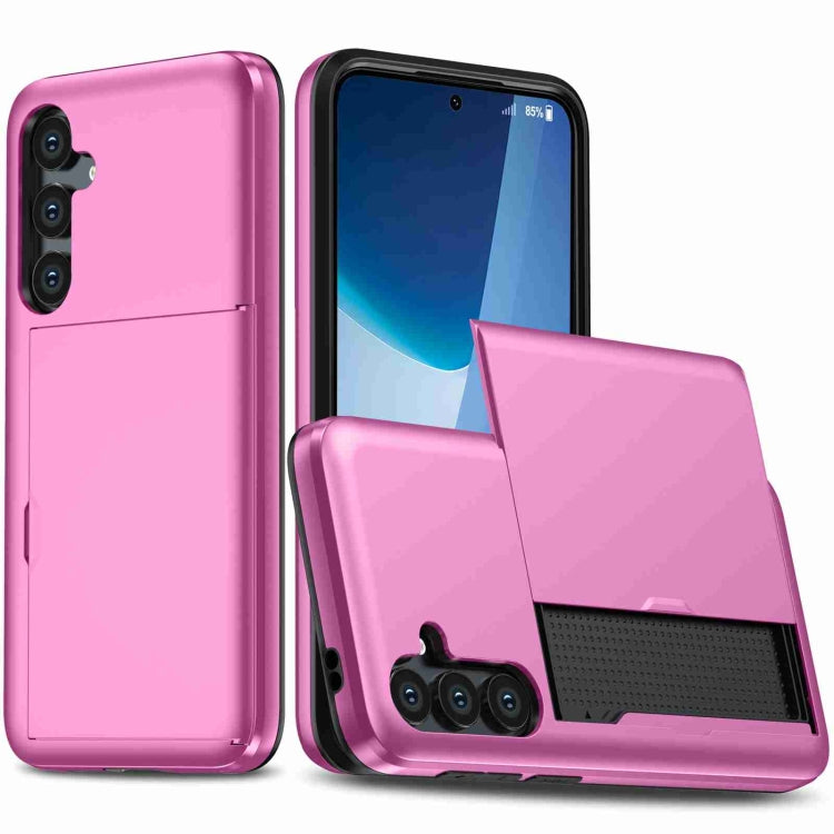 Shockproof Armor Phone Case with Card Slot, For Samsung Galaxy S24+ 5G, For Samsung Galaxy S23 FE 5G