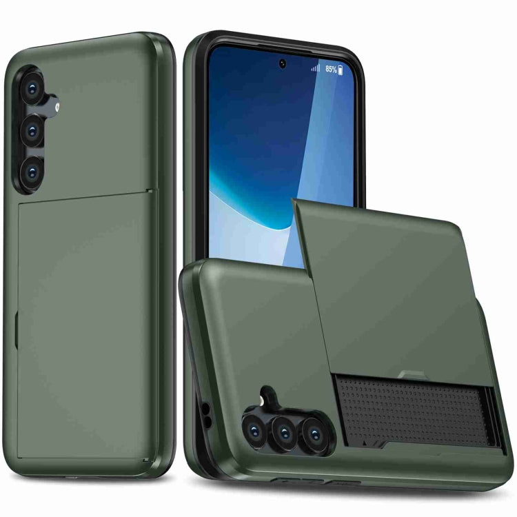 Shockproof Armor Phone Case with Card Slot, For Samsung Galaxy S24+ 5G, For Samsung Galaxy S24 5G - Jess Deals