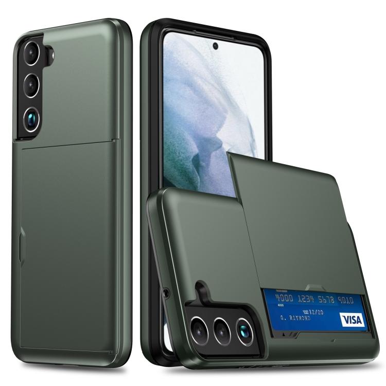 Shockproof Armor Phone Case with Card Slot, For Samsung Galaxy S25 5G, For Samsung Galaxy S25+ 5G, For Samsung Galaxy S24 5G