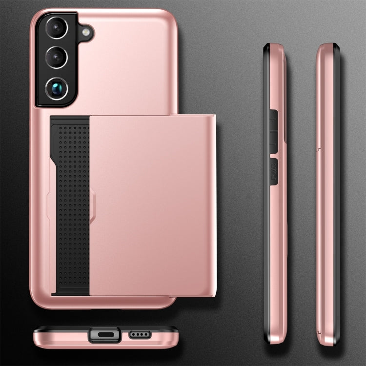 Shockproof Armor Phone Case with Card Slot, For Samsung Galaxy S25 5G, For Samsung Galaxy S25+ 5G, For Samsung Galaxy S24 5G