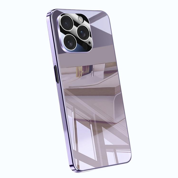 Electroplating Ice Crystal Airbag Full Coverage Shockproof Phone Case, For iPhone 14, For iPhone 14 Pro, For iPhone 14 Pro Max, For iPhone 13 Pro Max, For iPhone 13 Pro