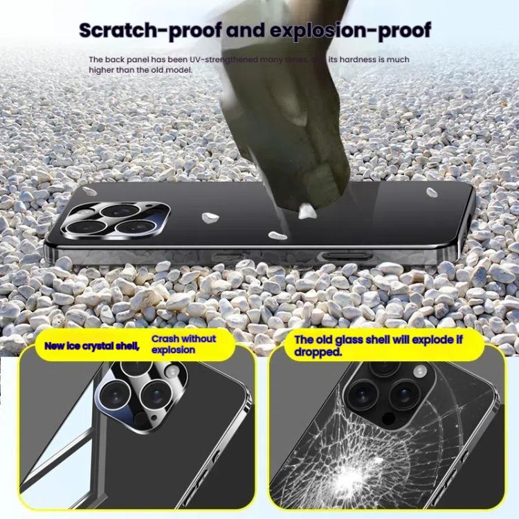 Electroplating Ice Crystal Airbag Full Coverage Shockproof Phone Case, For iPhone 13, For iPhone 12, For iPhone 12 Pro Max, For iPhone 12 Pro