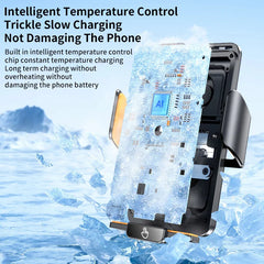 Smart Sensing 66W Fast Wireless Charging Stand Magnetic Suction 360 Rotation Wireless Car Mount