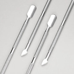 1pcs Double-ended Stainless Steel Cuticle Pusher Dead Skin Push Remover For Pedicure Manicure Nail Art Cleaner Care Tool - Jess Deals