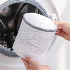 White Durable Large Washing Laundry Bag Mesh Organizer Net Dirty Bra Socks Underwear Shoe Storag Wash Machine Cover Clothes - Jess Deals