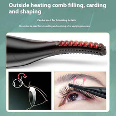 Eyelash Curler Electric Curling Artifact Stainless Steel Portable Heating Eyelash Curler Eyelash Curling Tweezers Electric Heating