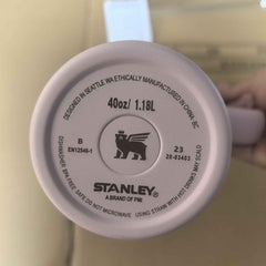 In Stock 40oz Laser KT Cat Stanley Handle Cup Stanley Ice Bully Car Cup 304 Stainless Steel Thermos Cup