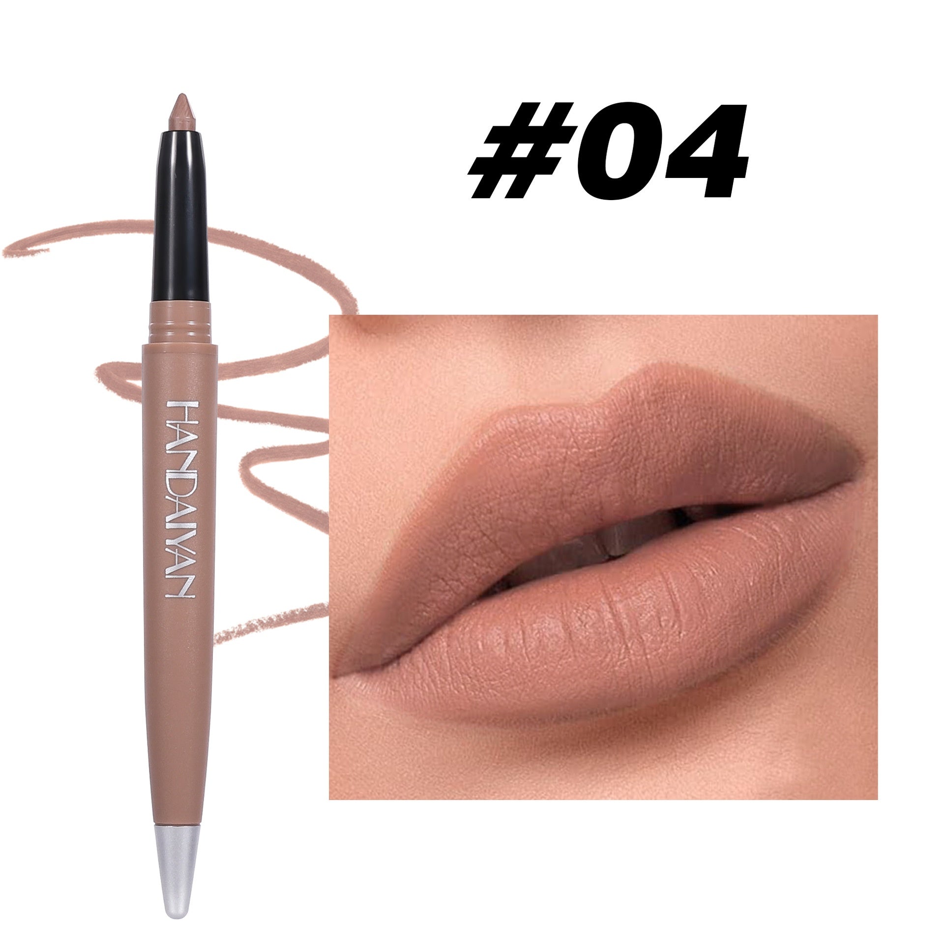 Makeup Matte Lip Liner Lipstick6 Colors Single Handaiyan Lipstick