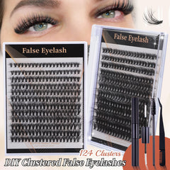 30d40d Eyelashes Volume30p False Eyelashes Dense Hair Hot Melt Segmented8mm-16mm Eyelashes