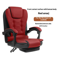 Office Chair Electric Massage Boss Chair Reclining Lunch Break Chair Home With Footrest Leisure Chair Office Computer Chair