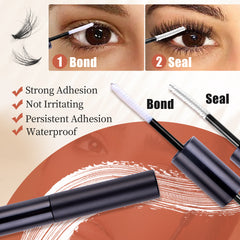 30d40d Eyelashes Volume30p False Eyelashes Dense Hair Hot Melt Segmented8mm-16mm Eyelashes