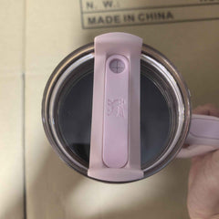 In Stock 40oz Laser KT Cat Stanley Handle Cup Stanley Ice Bully Car Cup 304 Stainless Steel Thermos Cup