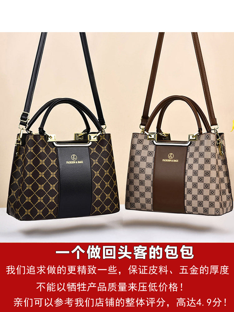 Elegant Middle-Aged Fancy Women's Handbag