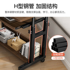 Bedside Table Movable Computer Desktop Table for Ultimate Convenience