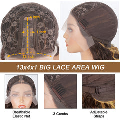 Forehead Lace Hand Hook Long Roll Wig Hair Set Lace Front Curly Wig
