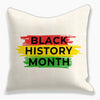 Black History Month Pillow - Celebrate Your Heritage with a Stylish Throw Pillow