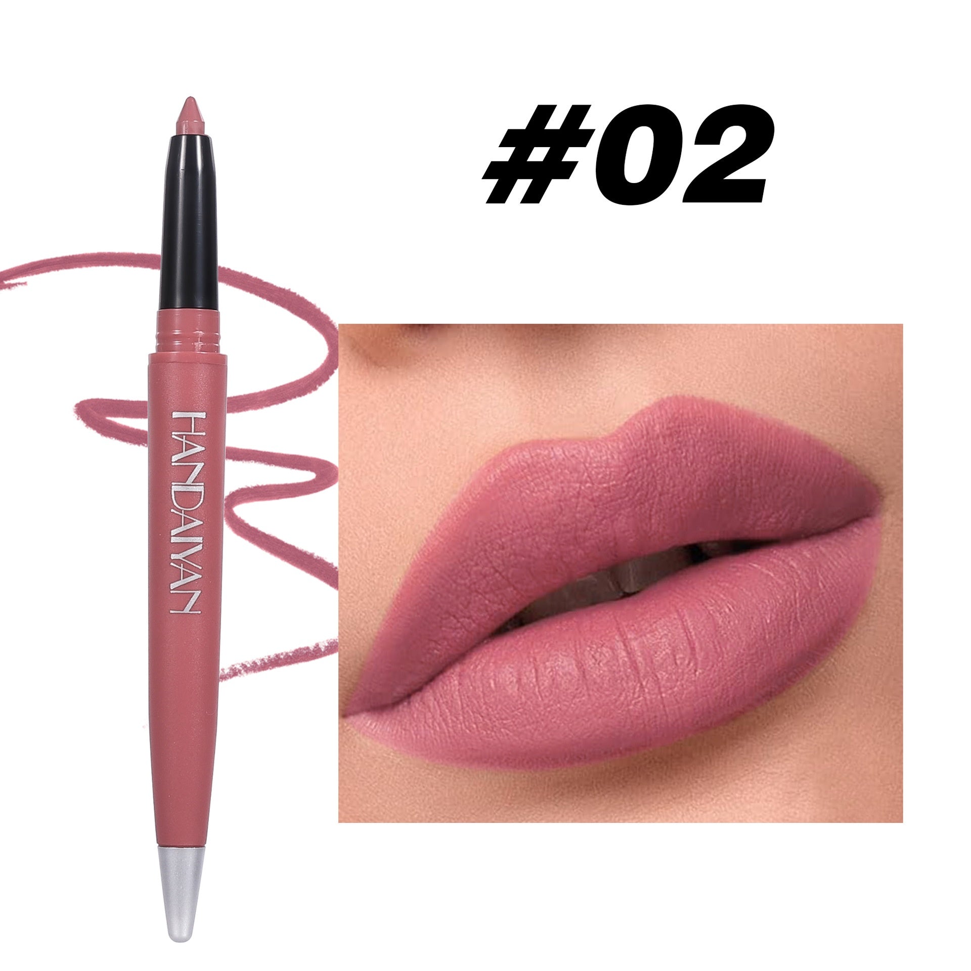 Makeup Matte Lip Liner Lipstick6 Colors Single Handaiyan Lipstick